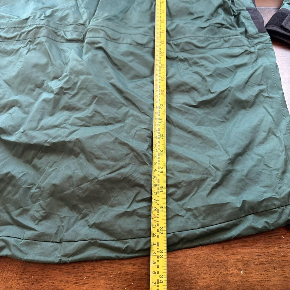 Vintage North Face Jacket Mens Extra Large Green Black Gore Tex Hood Parka Coat - Picture 12 of 16